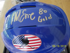 Mike Eruzione Autograph Signed Usa Mini Helmet Jsa 1980 Gold