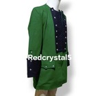 Handmade Green Wool Revolutionary War Frock Coat Roger s Rangers Wool Coat
