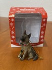Sandicast Dog Christmas Ornament- German Shepherd Holding Light String  Box Cute