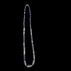 Beautiful Near Eastern Old Blue Lapis Lazuli Stone Beads Wonderful Necklace 