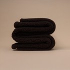 Thick Merino Wool Blanket Chocolate   Extra Warm   Soft   Natural Handmade