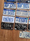 Lot Michigan Vtg License Plates Retired 1970s 1980s 1990s Blue Kansas