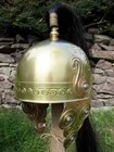 18ga Brass Sca Larp Medieval Roman Celtic Montefortino Helmet Medieval Knight