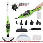 Steam Mop Cleaner 10-in-1 With Convenient Detachable Handheld Unit Floor Carpet