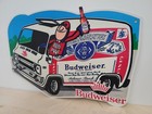Vintage Style Budweiser Bud Man King Of Beers  Metal Sign Man Cave Decor 15 5  