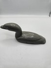 Vintage Inuit Loon Art Stone soapstone Carved Figure Canada Artist Experience