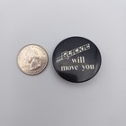 Vintage Quickie Will Move You Pinback Button Wheelchair Medical Advertising Pin