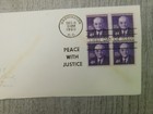 First Day Of Issue Andrew Carnegie Ny 1960 Peace Vintage Stamp Envelope Cover