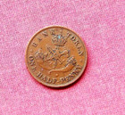 1857 Bank Of Upper Canada Half Penny Token
