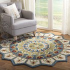 Safavieh Novelty Nov605m Handmade Ivory   Blue Rug
