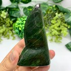 417g Green Nephrite Jade Free Form  Nephrite Jade Free Form Stone  Green Nephrit