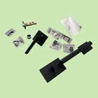 Kwikset San Clemente Matte Black Handleset With Halifax Square Handle  s3 