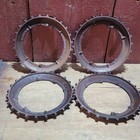 Set Of 4 Vintage John Deere Soybean H 2594 B Corn Planter Plates Cast Iron Lot 6