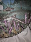 Vintage Hand Painted Saw Blade Nature Scene Signed By Artist 12 Inch