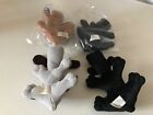 Vintage 1986 Tonka Mini Pound Puppies 7    Plush - Lot Of 4  2 Nip 2 Pre-owned