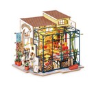 Rolife Emily s Flower Shop Diy Miniature Doll House With Led Lights Xmas Gifts