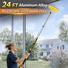 Opow 30ft High Reach Window Squeegee Extension Pole 2 In 1 Window Washing Kit