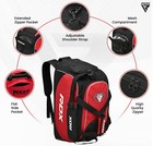 Boxing Gym Bag By Rdx  Gym Backpack  Fitness  Travel Duffel Bag  Kit Bag