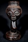 Art African Africa Tribal First Object Common - Cut Wooden Kuba - 21 5 Cms