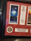Alabama Crimson Tide 13x13 Framed 2015 Champions Replica Tickets W 2 Coins