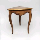 Ethan Allen Country French Triangular Maple Accent Tripod Side Table