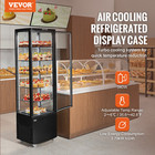 Vevor Refrigerated Display Case Bakery Display Fridge Case 9 8 Cu Ft 278l 5-tier