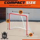Ace Hockey Metal Street Hockey Goal - 28  X 20  Steel Frame With Net