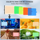 2-pack Led Video Light With Stand  Home Studio Back Lights  Photo Lights With Co