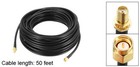 Sma Male To Sma Female Antenna Extension Coax Cable Rg58 50 Ft