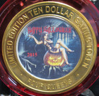 2015 Four Queens  10 Red Cap Silver Strike Witch With Pumpkin  Halloween  999
