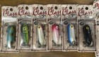 Lot Of 17 - Class Tackle All Wood Baits Vintage Fishing Lures Lot Nos  - Bagley