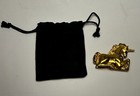 Estee Lauder  2001 Golden Magical Unicorn Solid Perfume Compact Full Pleasures