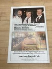 16 Oct - 2 Nov 1986 - Liberace Radio City Music Hall Brochure Foldout  Guide M84