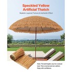 1 6x16 4 Ft Artificial Thatch Roofing Mexican Style Tiki Hut Grass Skirt Roof