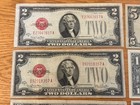  large Lot Of 13  Us Vintage Various Years And Denominations Small Size Currency