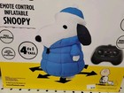 Peanuts 4 Ft Snoopy Remote Control Inflatable Indoors New And Sealed