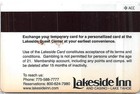 Lakeside Inn Casino - Lake Tahoe  Nv - Temporary Slot Card W photo