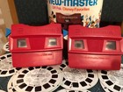 Vintage  2 Viewmaster Viewer   37 Reels Lot Disney Favorites And More