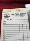 Vintage John Deere Nos Full Receipt Book  Lux Farm Supply In Albany  Mn 