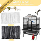 Rainflow 2 Pack Bird Cage Seed Catcher Adjustable Skirt Guard Cover Nylon Mesh
