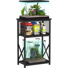 10 Gallon Aquarium Stand With Storage  3 Tier Heavy Metal Fish Tank Stand Shelf
