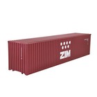 1 50 Zim 40gp Metal Shipping Container Model Toy Home Office Decor Gift