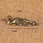 Pure Brass Retro Lying Amitabha Buddha Statue Buddha Sculpture Figurines 