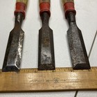 Vintage Stanley 1  Beveled Edge Wood Chisel Made In Usa-set Of 3