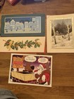 Lot Of 51 Vintage Christmas Cards Assorted Ephemora Scrapbooking Craft Holiday