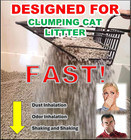 Metal Cat Litter Scoop  Fast Kitty Box Pooper Scooper With Holder  Deep Large Sh