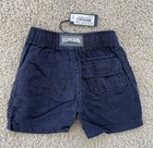 Nwt Authentic Vilebrequin Bermuda Shorts- Boys - 2 Years - Navy Blue - Linen