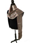 Mexican Shawl  Striped Shawl  Pastel Striped Color Shawl  Mexican Green Shawl