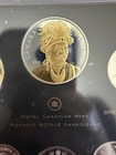 2007 Canada Rcm Silver Proof Set  925 Sterling Silver   Gold Plated Proof Coins