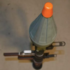 Full-size Rpg-7 Replica Prop     Pvc Reinforced  Painted   Weathered Orange Tip